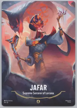 Disney Lorcana - Palace Heist - Jafar - Supreme Sorcerer of Lorcana (Oversized) - Image 1