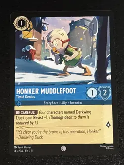 Disney Lorcana Winterspell Honker Muddlefoot - Timid Genius 143/204 NM - Image 1