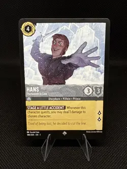 Hans | 180 | Lorcana | The First Chapter | Regular | 50% off 2nd Card - Image 1