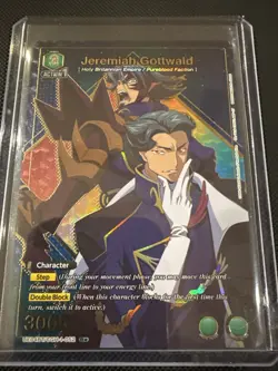 Union Arena Jeremiah Gottwald [Parallel Rare R] Code Geass UE04BT 052 Foil NM* - Image 1