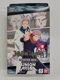 Bandai TCG Union Arena: Jujutsu Kaisen Factory Sealed Starter Deck Box 50 Cards - Image 1