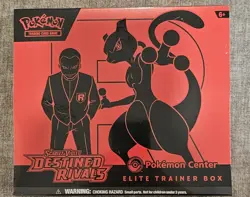 Pokemon TCG Destined Rivals POKEMON CENTER Elite Trainer Box ETB NEW/Sealed - Image 1