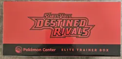 Pokemon TCG Destined Rivals POKEMON CENTER Elite Trainer Box ETB NEW/Sealed - Image 2