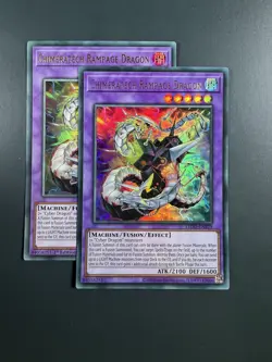 Yugioh - Chimeratech Rampage Dragon X2 - Ultra Rare - LEDD - Mixed Editions - Image 1
