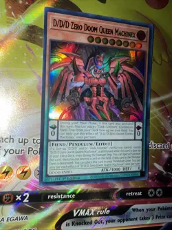 Yugioh! 1x D/D/D Zero Doom Queen Machinex DOOD-EN003 Ultra Rare 1st Ed NM - Image 1