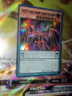Yugioh! 1x D/D/D Zero Doom Queen Machinex DOOD-EN003 Ultra Rare 1st Ed NM - Image 2