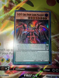 Yugioh! 1x D/D/D Zero Doom Queen Machinex DOOD-EN003 Ultra Rare 1st Ed NM - Image 3