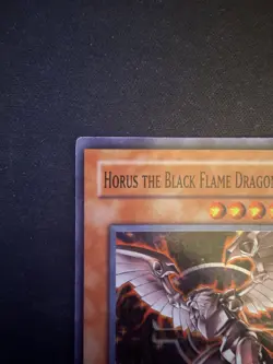 Yu-Gi-Oh Horus the Black Flame Dragon LV6 SOD-EN007 Super Rare 1st Edition - Image 3
