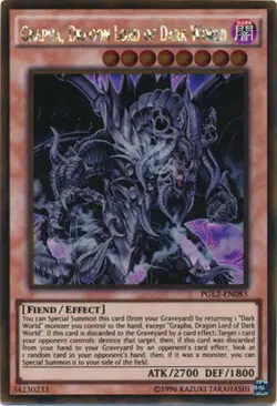 Grapha, Dragon Lord of Dark World - PGL2-EN083 - Gold Rare - Unlimited Edition - - Image 1