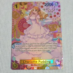 One Piece CCG Charlotte Pudding SP OP03-112 NM English Edition - Image 3