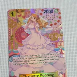 One Piece CCG Charlotte Pudding SP OP03-112 NM English Edition - Image 4