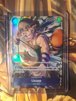 One Piece Card Game Pillars of Strength Super Rare Usopp OP03-041 Alt Art NM - Image 1