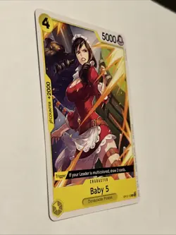 Baby 5 Rare (R) OP12-112 Tournament Pack 2026 Vol. 1 English Foil - Image 2