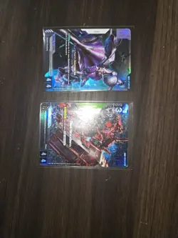 Gundam Card Game Dual Impact Red Gundam R+ & Gundam Kimaris LR - Image 1