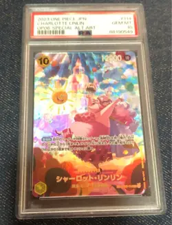 PSA10 Black Label One Piece Card Japanese Charlotte Linlin OP03-114 SP - Image 1