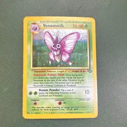 Pokemon TCG Venomoth Jungle 13/64 Holo Rare Card 70HP English - Image 1