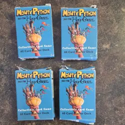 Monty Python Holy Grail CCG Kenzer Starter Deck x4 Cards King Arthur - Image 1