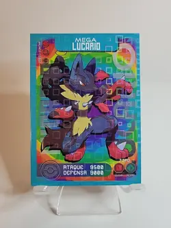 Mega Lucario Pokemon Box Holo Foil Peru Edition Non-TCG Card - Image 1