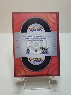 Mega Lucario Pokemon Box Holo Foil Peru Edition Non-TCG Card - Image 2