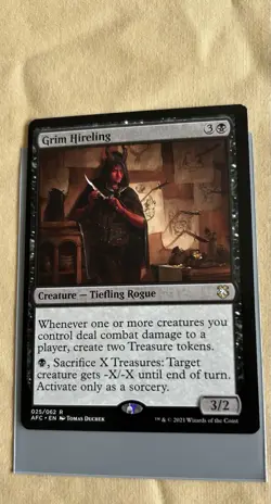 Grim Hireling-Tiefling Rogue MTG NM -Includes Card Sleeve- - Image 4
