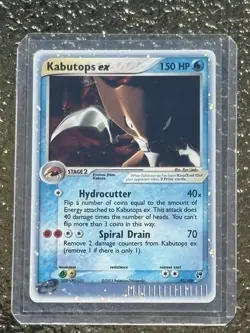Pokemon Kabutops EX Sandstorm Holo Rare Card 97/100 Excellent Condition NM - Image 1