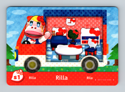 RILLA S1 - Authentic Animal Crossing Amiibo Card Sanrio - Hello Kitty Items - Image 1