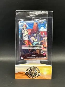 Shanks (2025 PSA Magazine Promo) OP09-001 One Piece Promotion Cards Foil SEALED - Image 2