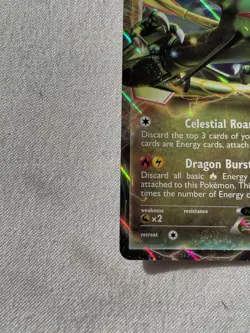 Rayquaza EX 85/124 Ultra Rare Holo Pokemon Card TCG - Image 5