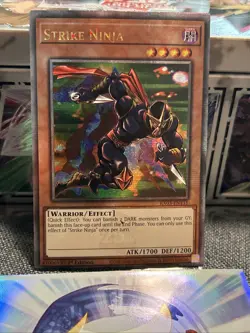 Strike Ninja RA03-EN131 Quarter Century Secret Rare Card NM Condition - Image 2