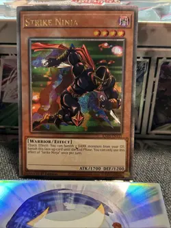 Strike Ninja RA03-EN131 Quarter Century Secret Rare Card NM Condition - Image 3