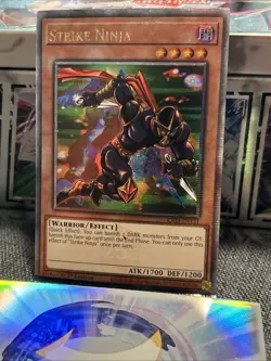 Strike Ninja RA03-EN131 Quarter Century Secret Rare Card NM Condition - Image 4