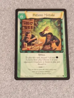 Potions Mistake 100/116 - Harry Potter Trading Card Game TCG Nice! - Image 1