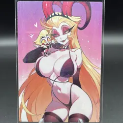 Lilith Hazbin Anime Waifu Card Doujin ACG Goddess Holo - Image 1