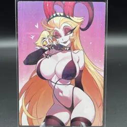 Lilith Hazbin Anime Waifu Card Doujin ACG Goddess Holo - Image 2