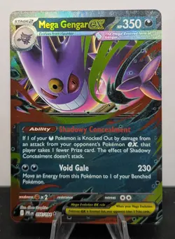 Mega Gengar ex ME02: Phantasmal Flames #056/094 Pokemon Card TCG - Image 1