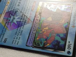 PRISM STAR HOLO Volcanion 31/131 Forbidden Light Pokemon Card - Naoki Saito Art - Image 2