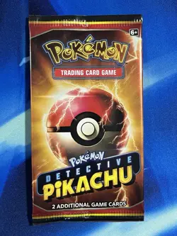 Pokemon TCG Detective Pikachu 2 Card Booster Pack Sealed Lot X10 Promo Nm M - Image 2