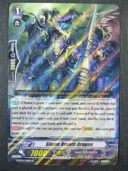 Steam Breath Dragon G-BT01 R - Vanguard Card #7YH - Image 1