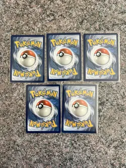 Pokemon Trainer Full Art 5 Card Bundle. - Image 2