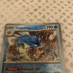 Pokemon Card Gyarados Scarlet & Violet 151 Reverse Holo Rare 130/165 Near Mint - Image 3