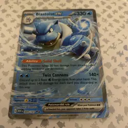 Blastoise EX 009/165 Holo Double Rare English S & V 151 - Pokemon Card - Image 1