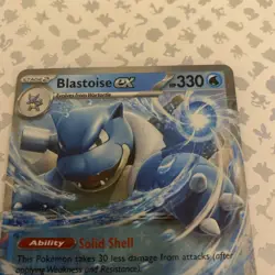 Blastoise EX 009/165 Holo Double Rare English S & V 151 - Pokemon Card - Image 3