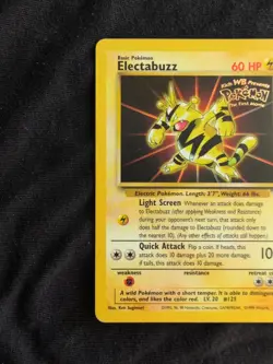Pokemon TCG Electabuzz Black Star Promo Card First Movie Edition - Image 3