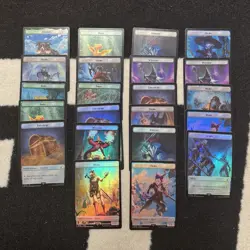 Lot of 22 Foil Double Sided Token Final Fantasy X Magic The Gathering MTG NM - Image 1