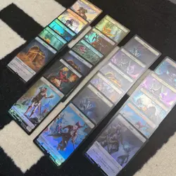 Lot of 22 Foil Double Sided Token Final Fantasy X Magic The Gathering MTG NM - Image 3