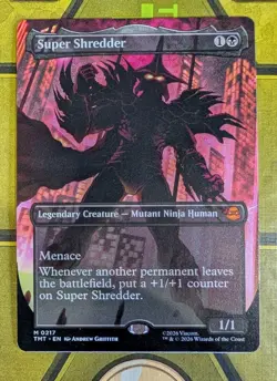 Super Shredder - 0217 - M -Nonfoil - Borderless - TMNT - MTG - NM/M - Image 1