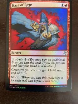 Magic The Gathering Time Spiral Remastered - Haze of Rage - Uncommon - FOIL - Image 1