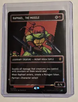 Raphael, the Muscle (0091) 8Bit Showcase Surge Foil Magic The Gathering TMNT - Image 4