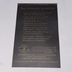 Vintage 1999 Flying Tricycle RED MANA SYMBOL Life Counter MTG Very Rare - Image 4