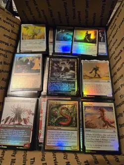 Bulk Lot Of About 2500 MTG Foils - Commons And Uncommons..all Foil - Image 1
